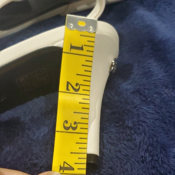 Karl Lagerfeld Soft White Cream Rosalyn Nappa Heels - Picture 12 of 13